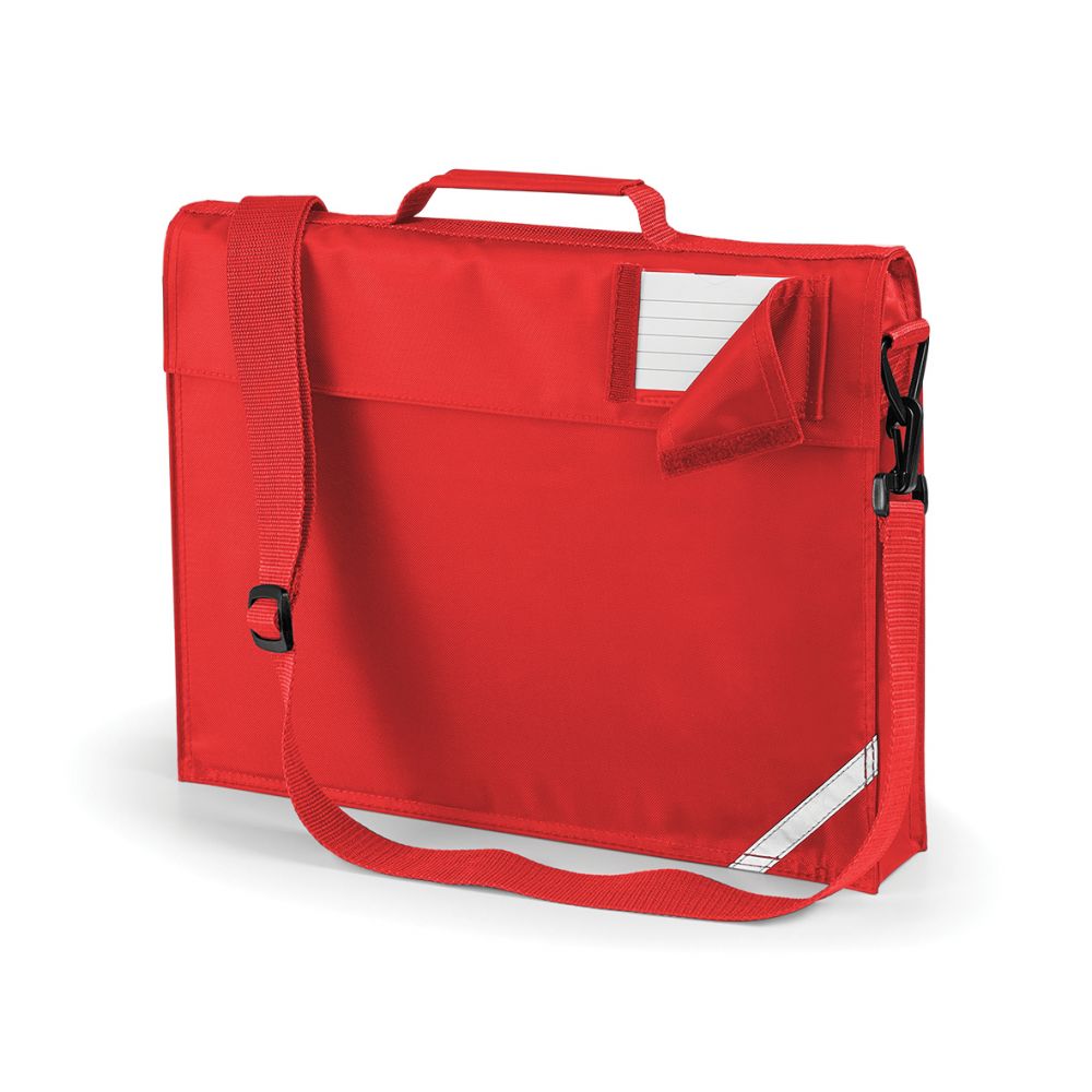 Brierley Red Book Bag with Shoulder Strap
