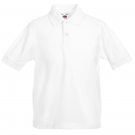 milefield white polo shirt