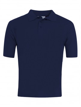 Mary's Little Lambs Child Care Navy polo shirt