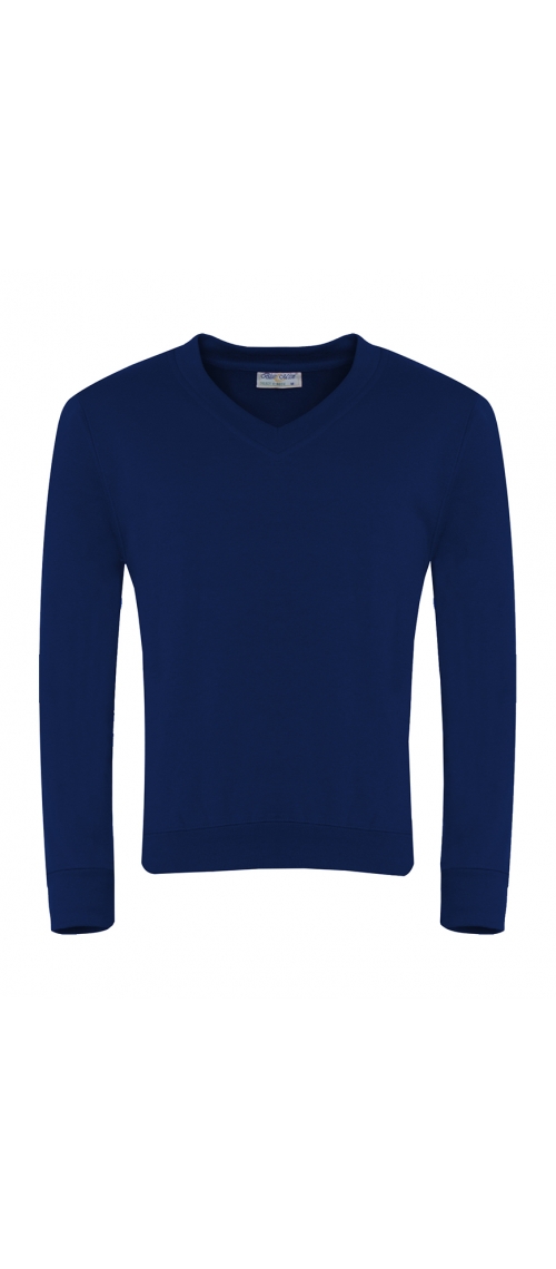 Shafton Primary V-neck Royal Sweatshirt
